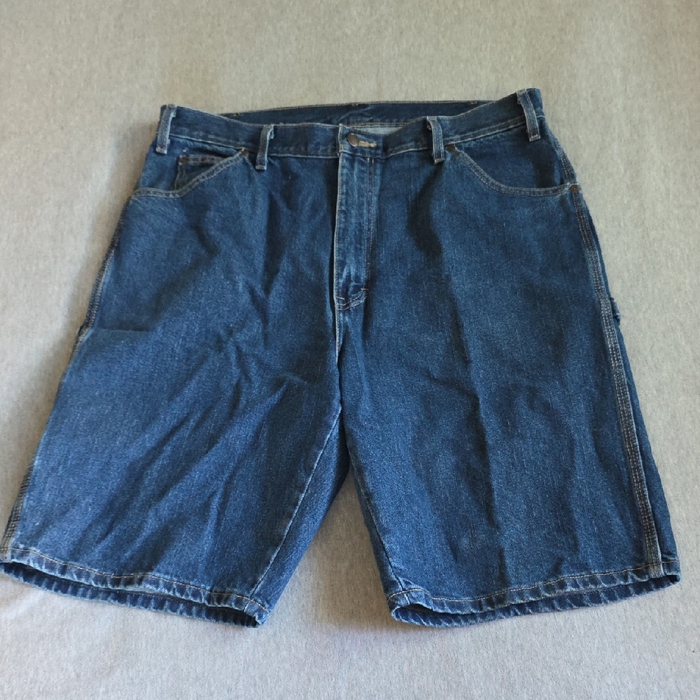 Dickies Men's Blue Denim Work Shorts
